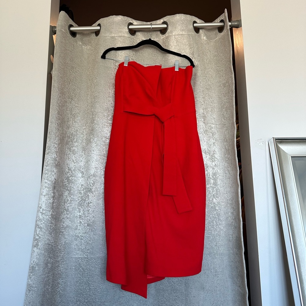 Red Strapless- City Chic